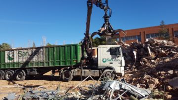 Demolición del IES Segundo Chomón de Teruel